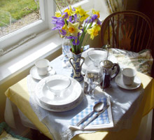 Dining in the Garden cottage